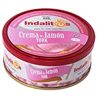 Indalitos - Crema de Jamón York - Bandeja 5 Latas 220 g